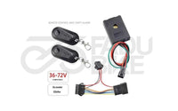 E-Scooter & E-Bike Diebstahlalarm 36–72V mit 2 Fernbedienungen