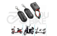 E-Scooter & E-Bike Diebstahlalarm 36–72V mit 2 Fernbedienungen