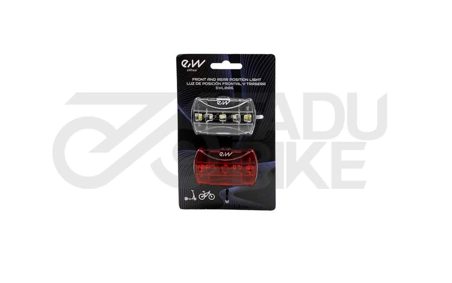 E-Scooter LED Licht Set vorne und hinten EWL006