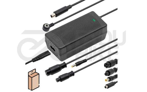 E-Scooter Ladegerät 42V 2A Multi-Stecker – X16, GX12, DC & MI4 Pro