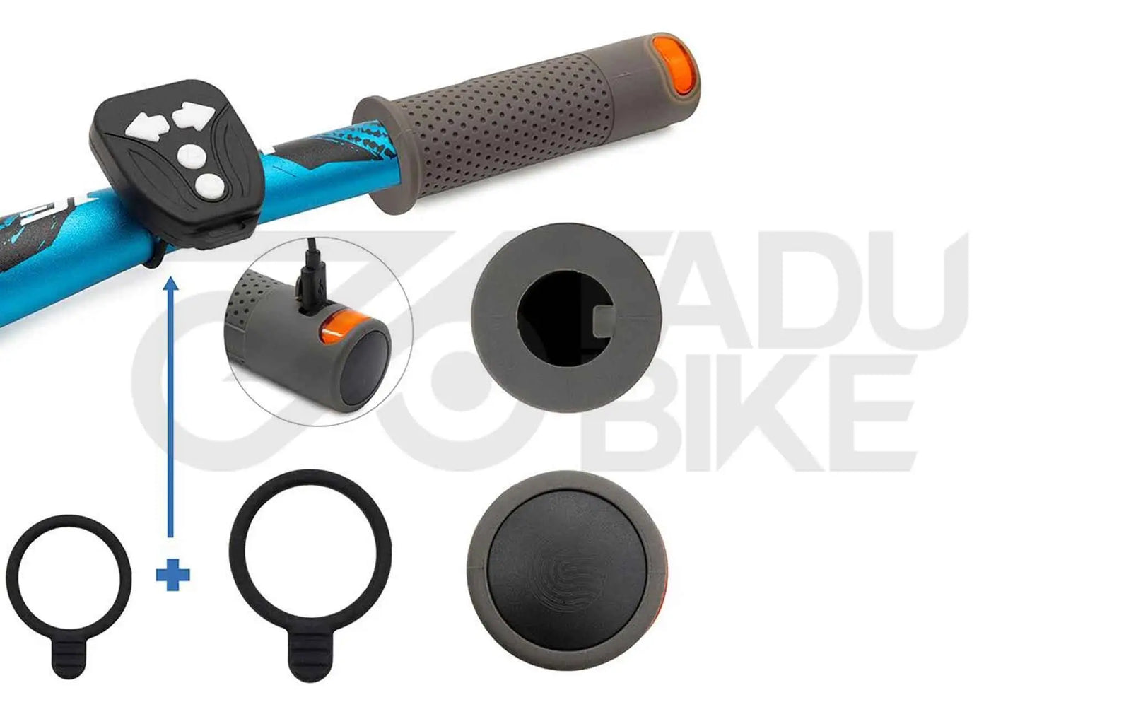 fahrradgriffe mit blinker Lenkergriffe mit Blinker und Steuerung für E-Scooter