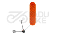 E-Scooter Reflektierender Aufkleber Orange für Ninebot F- und D-Serie Gabel