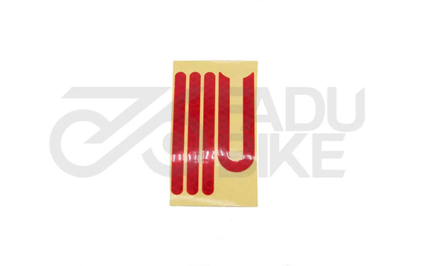 E-Scooter Reflektor Aufkleber Set Rot für Xiaomi M365 / 1S / Essential / Pro