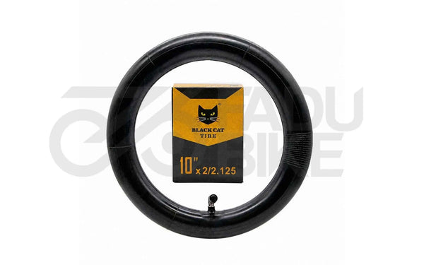 E-Scooter Schlauch Black Cat 10×2.0–2.125 mit verstärktem Ventil