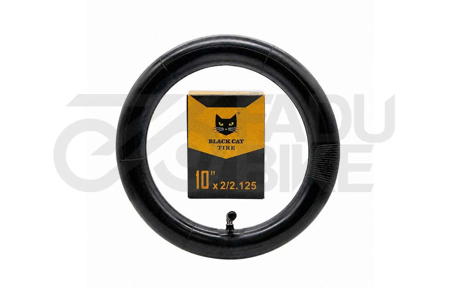 E-Scooter Schlauch Black Cat 10×2.0–2.125 mit verstärktem Ventil