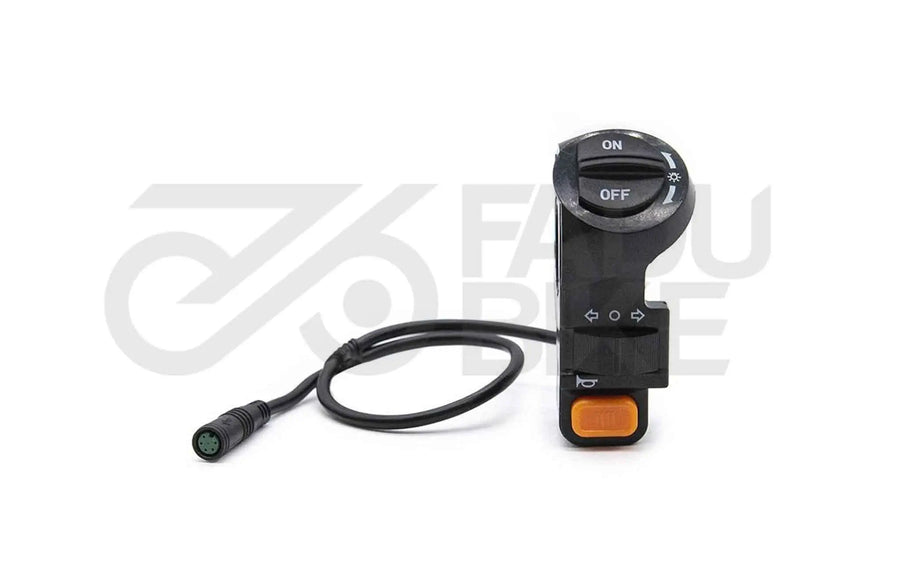 E-Scooter Tastenfeld Blinker/Licht/Hupe 3F 32cm wasserdicht