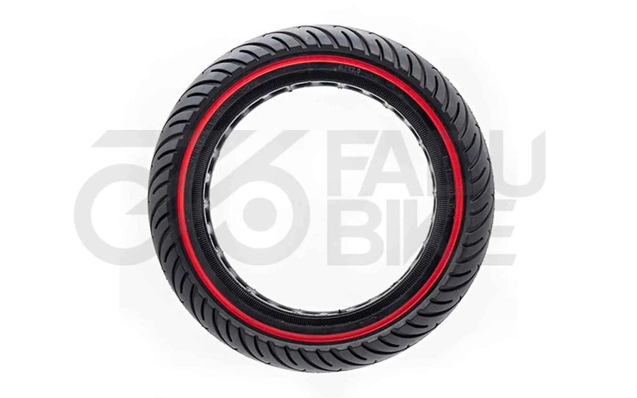 E-Scooter Vollgummireifen 8.5x2-6.1/B34 Schwarz-Rot – Extra Soft