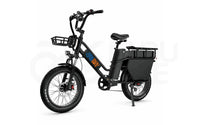 E-Bike Fadu X8 25 km/h 250W – 48V Doppelakku Fatbike für Delivery & Langstrecken