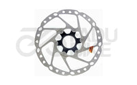 Fahrrad Bremsscheibe Shimano Deore SM-RT64 180 mm Center-Lock Silber
