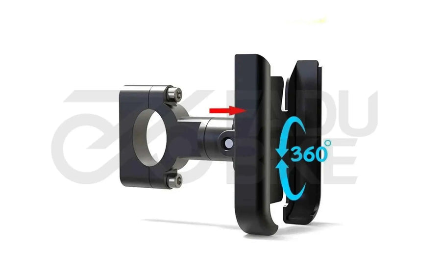 Fahrrad & E-Scooter Handyhalterung EWS002 360° Aluminium 60–95 mm