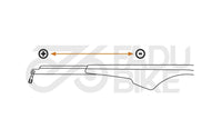 Fahrrad Kettenschutz SKS Chainblade Schwarz 158–199 mm