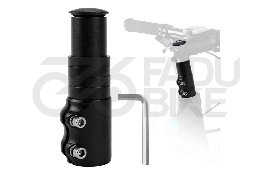 Fahrrad Lenkererhöhung Aohcae 120 mm für 28,6 mm Gabelschaft Schwarz