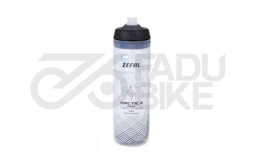 Fahrrad Trinkflasche Zéfal Arctica Pro 75 Isoliert 750 ml Silber/Schwarz
