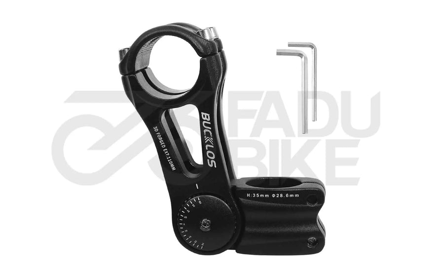 Fahrrad Vorbau AEYINO verstellbar 31,8 mm / 110 mm ±80° Aluminium