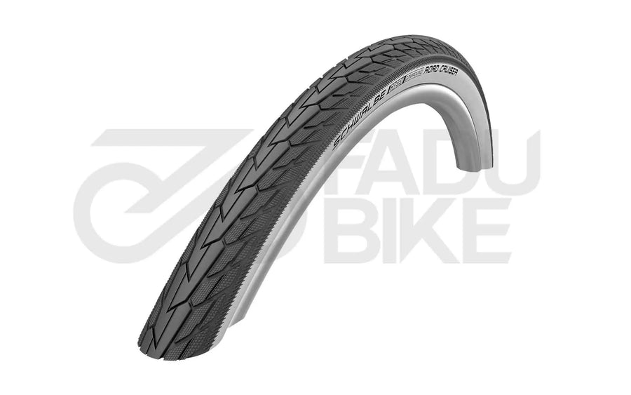 Fahrradreifen Schwalbe Road Cruiser 27.5x1.40 (37-584) Drahtreifen Schwarz/Weiß