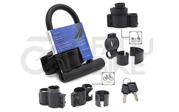 Hufeisenschloss 15 cm mit Schlüssel – kompakter Diebstahlschutz für Scooter