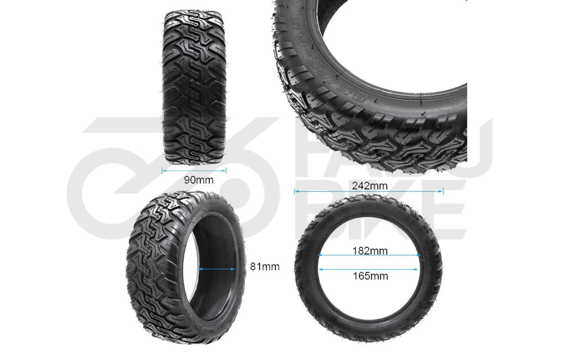Innova Tubeless Reifen 8.5x2.5 (8.5x65-6.5) für E-Scooter – maximale Stabilität & Komfort