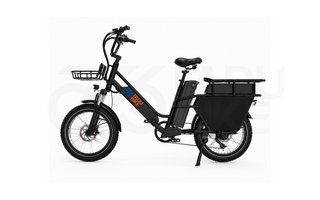 E-Bike Fadu X8 25 km/h 250W – 48V Doppelakku Fatbike für Delivery & Langstrecken