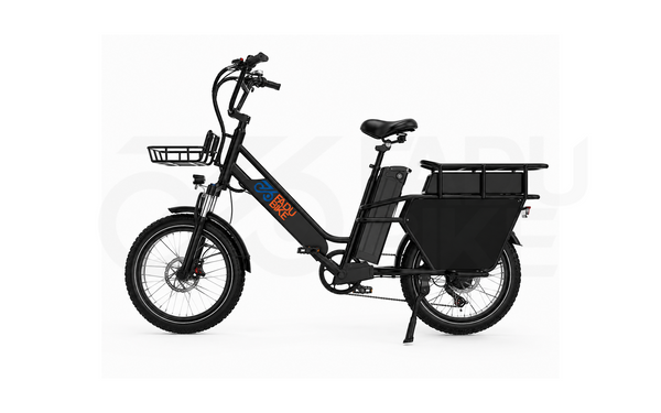 E-Bike Fadu X8 25 km/h 250W – 48V Doppelakku Fatbike für Delivery & Langstrecken