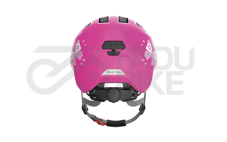 Kinder Helm Smiley 3.0 pink butterfly M für Fahrrad und E-Scooter