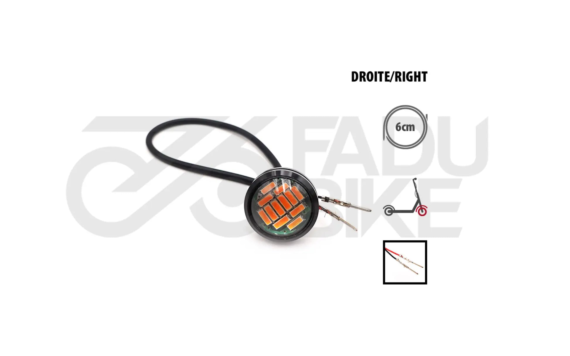 LED-Blinker vorne rechts für Dualtron Forever E-Scooter – klare Richtungssignale