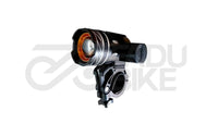 LED Frontlicht USB-aufladbar mit Lenkerhalterung Schwarz