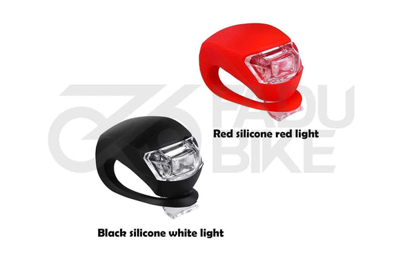 LED Licht Set für Fahrrad & E-Scooter Schwarz/Rot