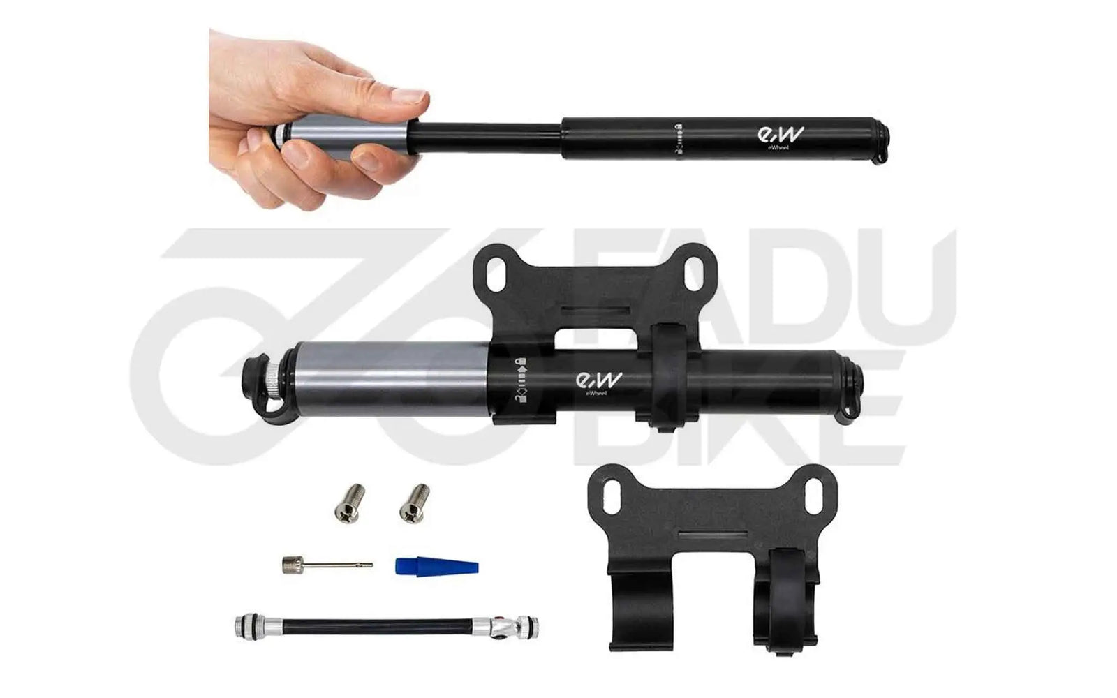 Manuelle Luftpumpe EWAP-003 für Fahrrad, E-Bike & E-Scooter
