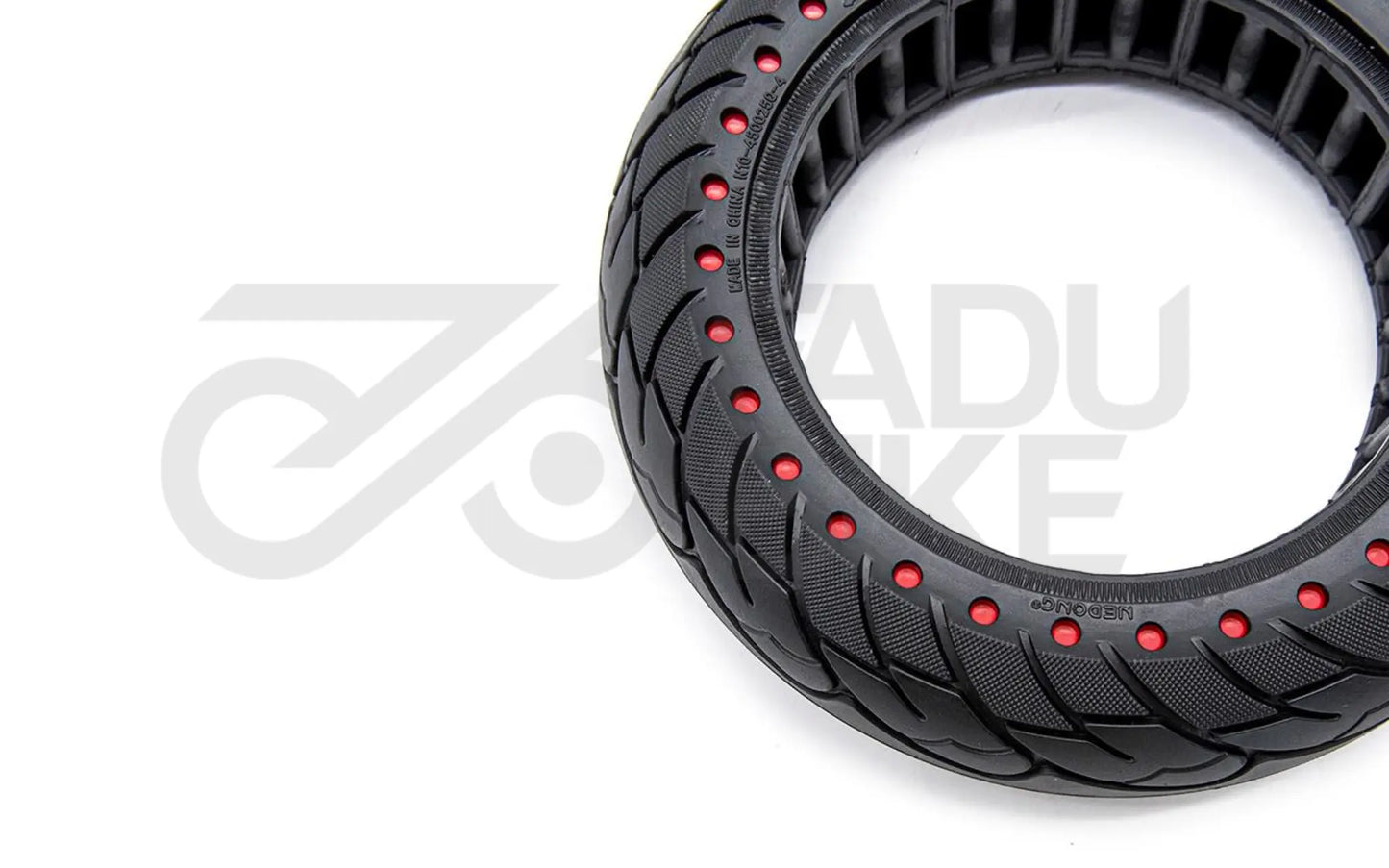 Nedong Vollgummireifen 10x2,5 (6,1 B44) „Red-Line“ – ultraleicht & pannenfrei für E-Scooter