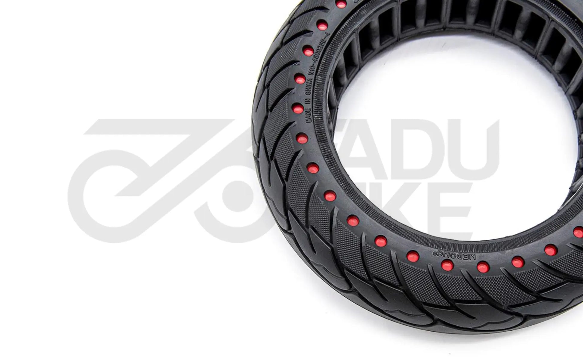 Nedong Vollgummireifen 10x2,5 (6,1 B44) „Red-Line“ – ultraleicht & pannenfrei für E-Scooter