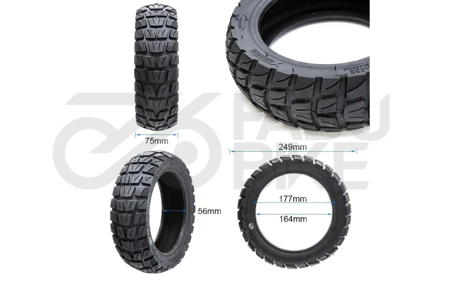 Offroad-Tubelessreifen 10×2,75-6,5
