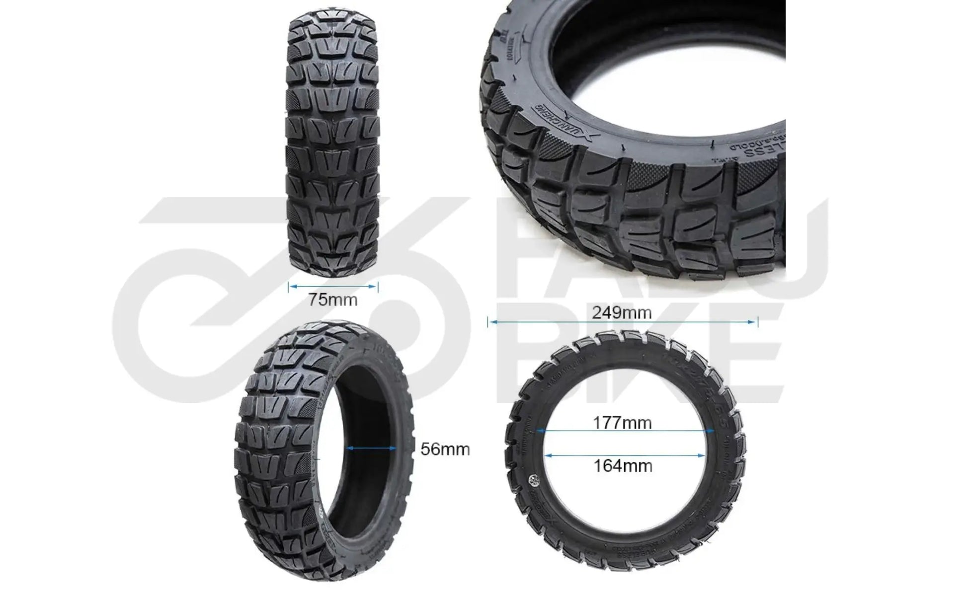 Offroad-Tubelessreifen 10×2,75-6,5
