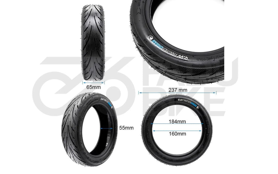 Pantherurban Schlauchloser Reifen 60/70-6,5 – mit Gel & Grip