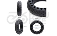 Perforierter Vollgummireifen 8 × 2,5 (Zoll, B30) – pannenfrei für E-Scooter