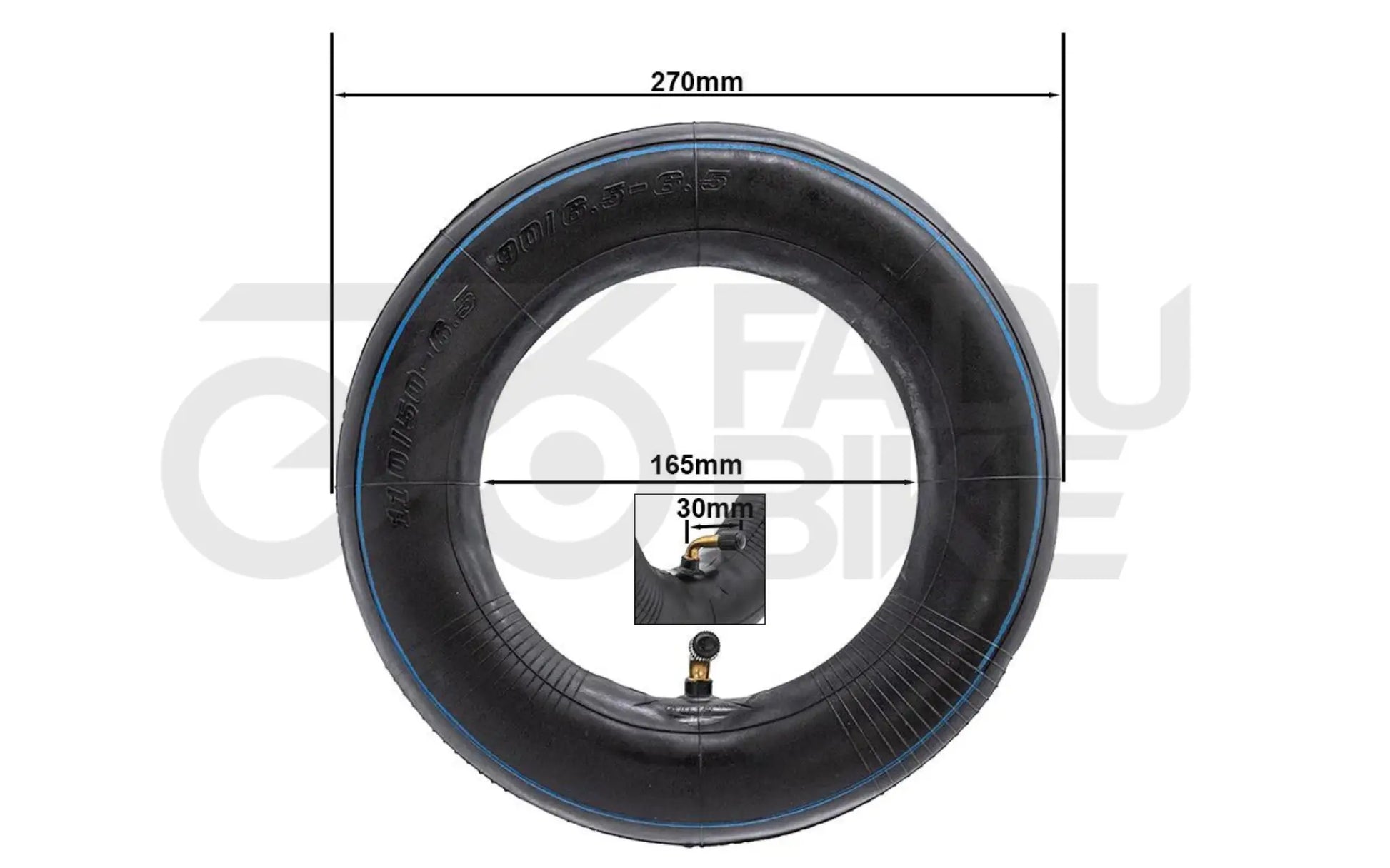Robuster Butyl-Schlauch VC 90×90 – passend für 90/65-6,5 & 110/50-6,5