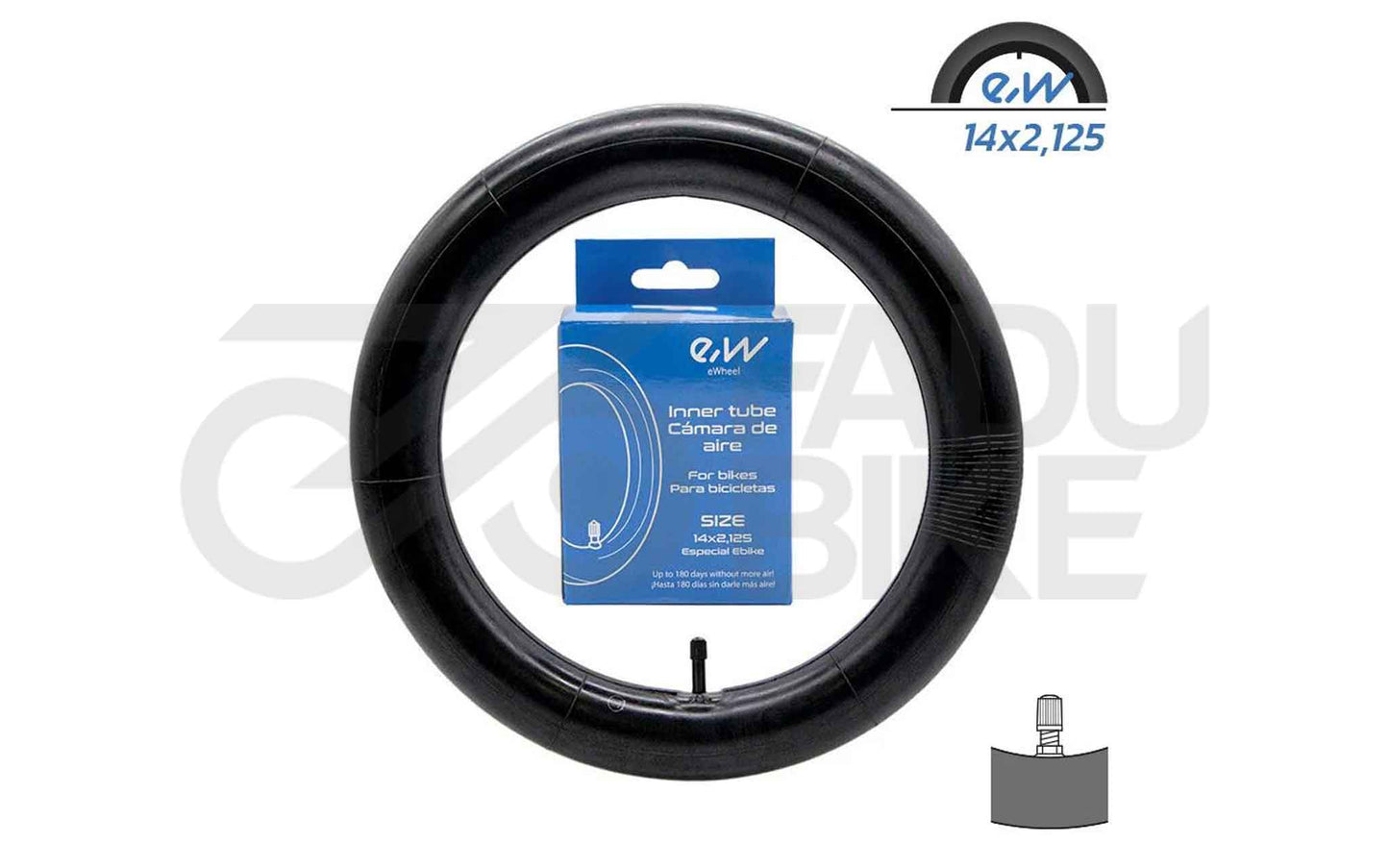 Schlauch 14×2.125 | Gerades Ventil (0°) – druckstabil und langlebig