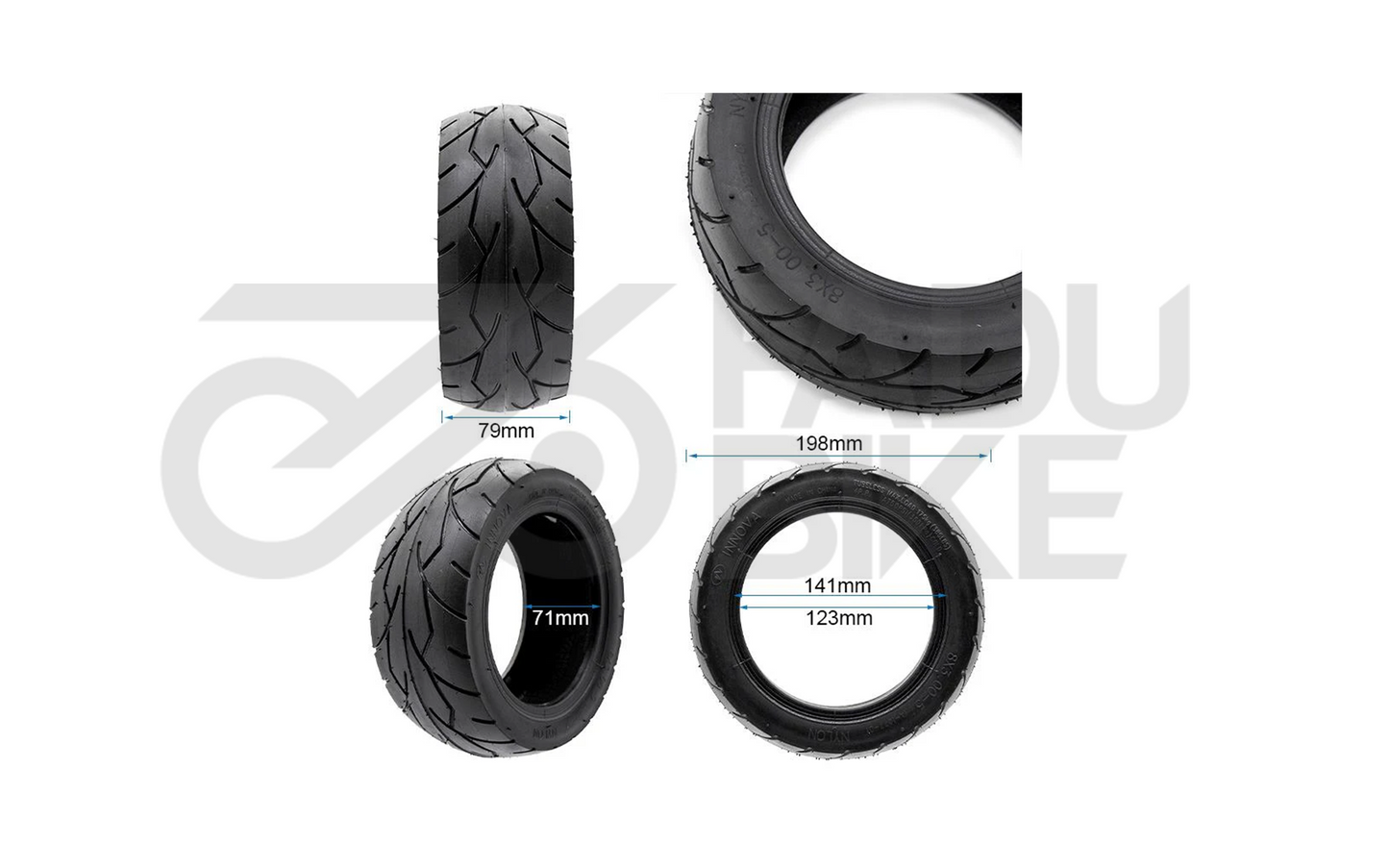 Tubeless Tire 8x3-5 [Innova]