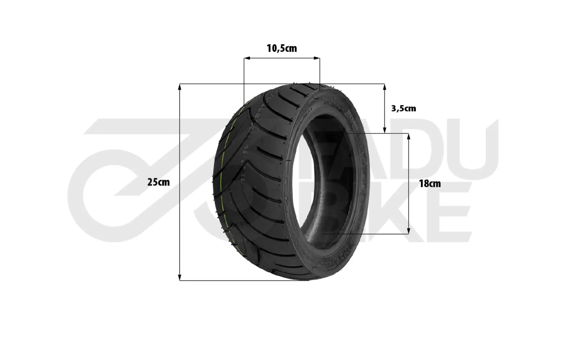 Tubeless-Reifen 90/55-7 CST – hitzebeständig & pannenresistent Für E-Scooter