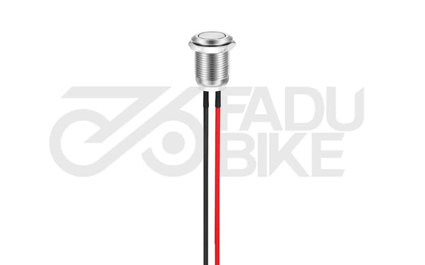 Universal Metall Drucktaster 12 mm IP65 Wasserdicht (Momentary)