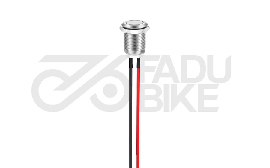 Universal Metall Drucktaster 12 mm IP65 Wasserdicht (Momentary)