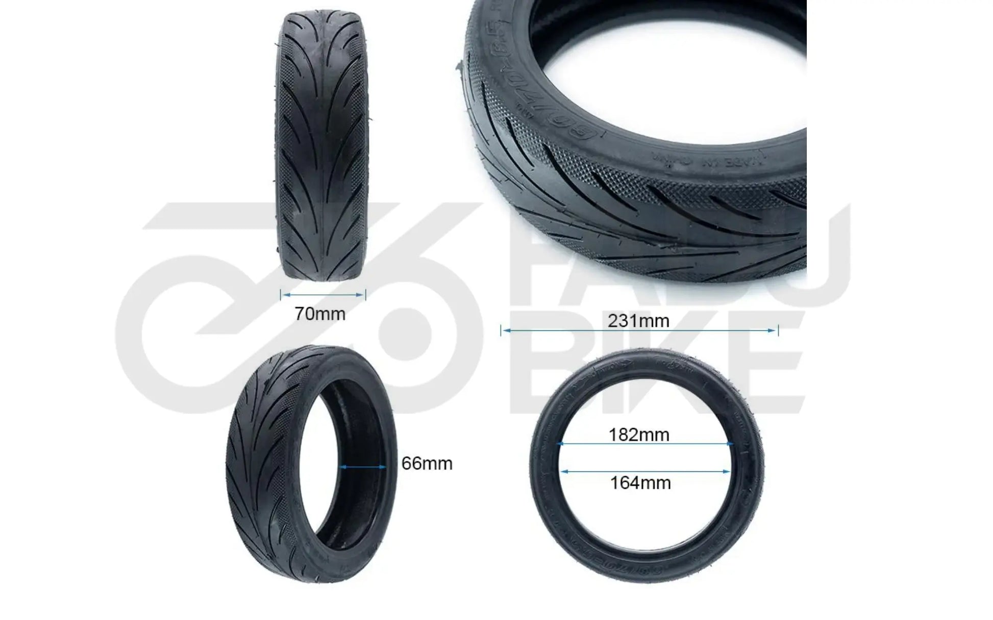 Wanda Tubeless-Reifen 60/70 × 6,5 – schlauchlos & wartungsarm für E-Scooter